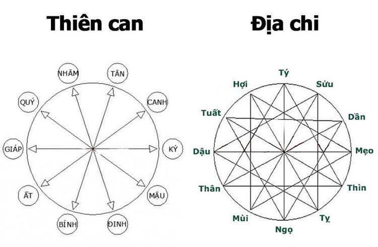 10 Thiên can và 12 Địa chỉ