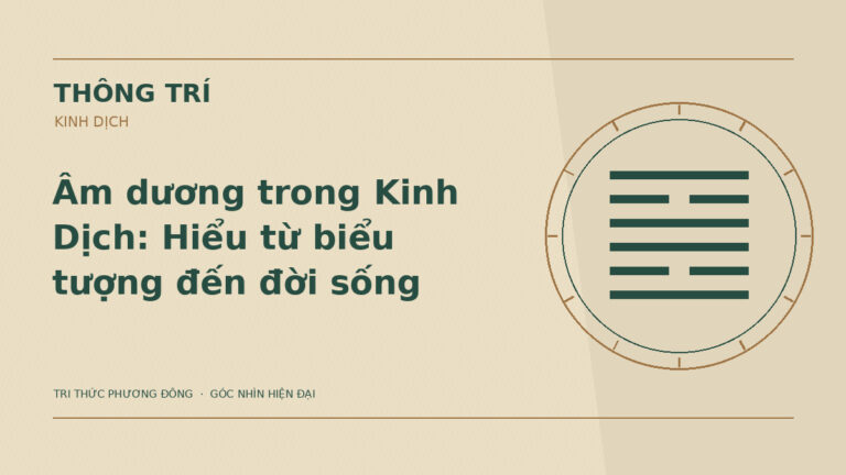Âm dương trong Kinh Dịch: Hiểu từ biểu tượng đến đời sống – Hình minh họa Thông Trí