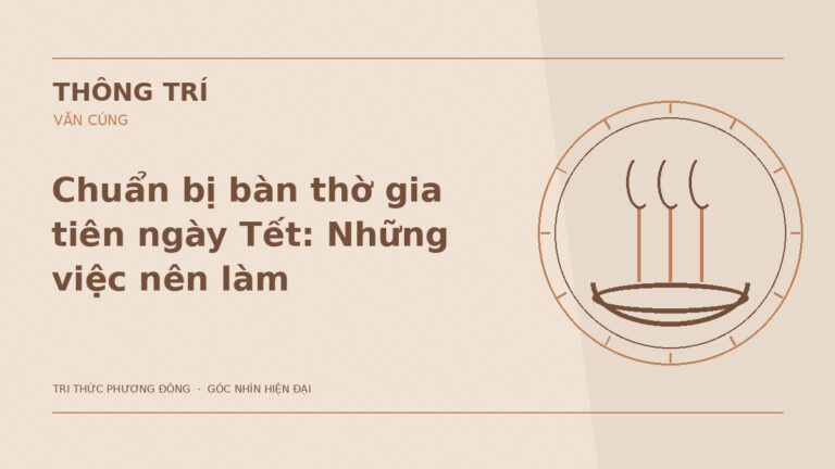 Chuẩn bị bàn thờ gia tiên ngày Tết: Những việc nên làm – Hình minh họa Thông Trí