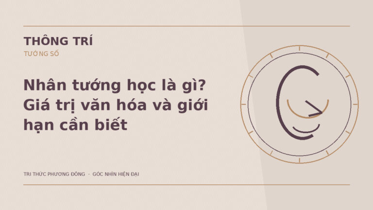 Nhân tướng học là gì? Giá trị văn hóa và giới hạn cần biết – Hình minh họa Thông Trí